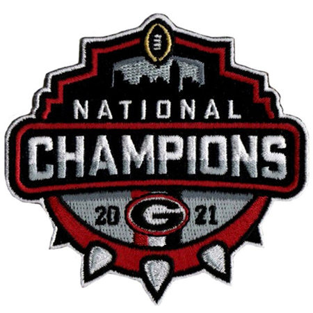 Georgia 2021 College National Champions Patch