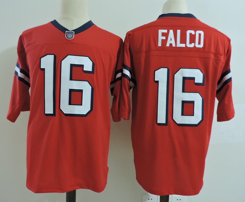 Men's The Movie The Replacements Washington Sentinels #16 Shane Falco Red Football Jersey