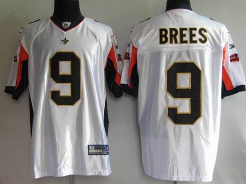 New Orleans Saints #9 Drew Brees Super Bowl White Jersey