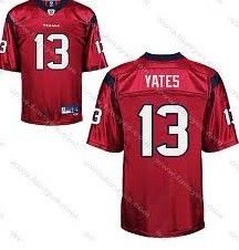 Houston Texans #13 T.J. Yates Red Jersey