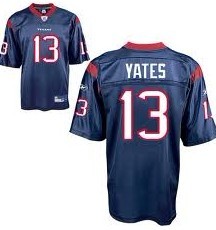 Houston Texans #13 T.J. Yates Blue Jersey