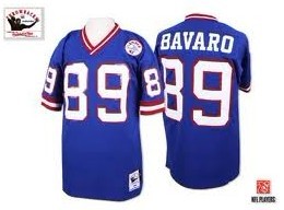 Kid's New York Giants #89 Mark Bavaro Blue Throwback Jersey