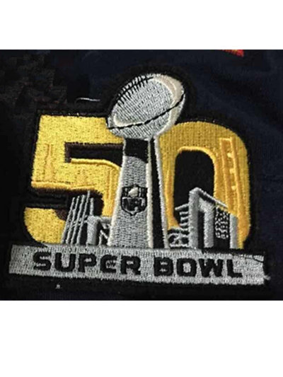 NFL Super Bowl 50th Anniversary Patch