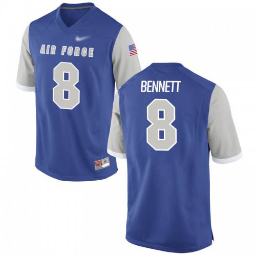 Marcus Bennett Air Force Falcons Mens Jersey - #8 NCAA Royal Game