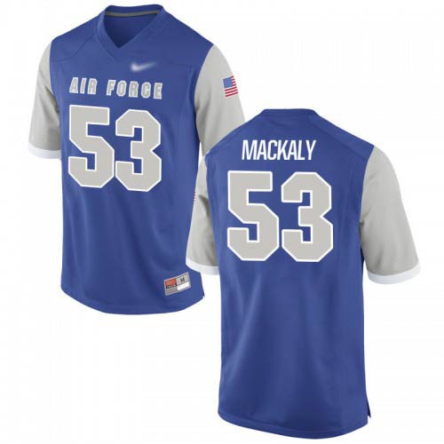 Micah Mackaly Air Force Falcons Mens Jersey - #53 NCAA Royal Game