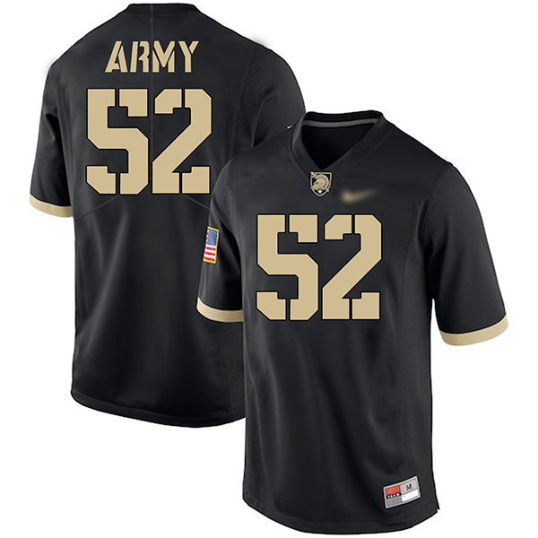 Spencer Welton Army Black Knights Men's Jersey - #52 NCAA Black Game Authentic