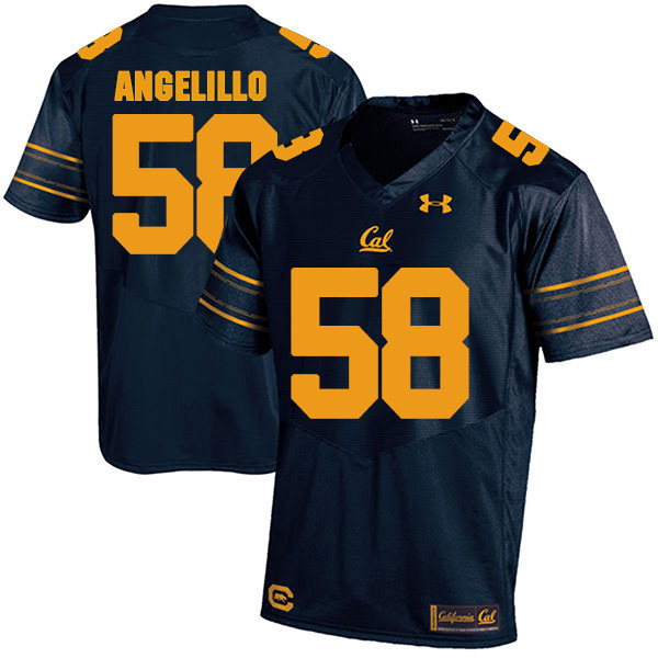Zach Angelillo California Golden Bears Men's Jersey - #58 NCAA Navy Blue Stitched Authentic