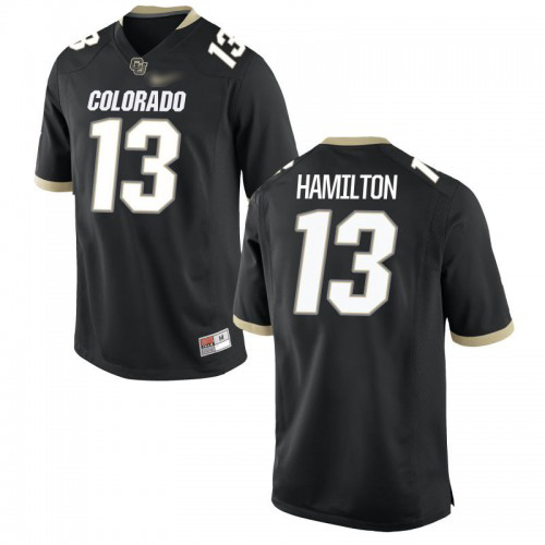 Shamar Hamilton Colorado Buffaloes Men's Jersey - #13 NCAA Black Game