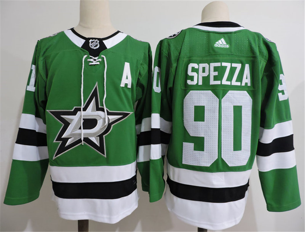 Mens Dallas Stars #90 Jason Spezza Adidas Green Jersey