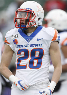 Mens Boise State Broncos #28 Kekaula Kaniho Nike White College Football Jersey