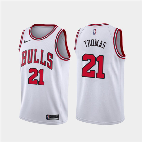 Mens Chicago Bulls #21 Matt ThomasDiamond Nike White Association Edition Jersey