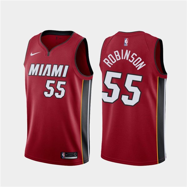 Mens Miami Heat #55 Duncan Robinson Jordan Red Statement Edition Swingman Jersey