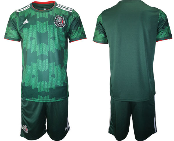 Mens Mexico National Team 2021 Green goalkeeper Soccer Jersey Suit