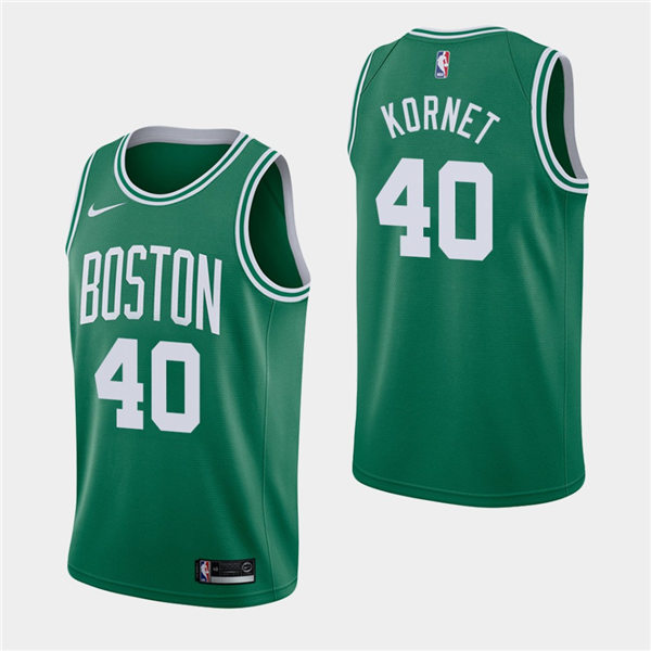 Men's Boston Celtics #40 Luke Kornet Kelly Green Nike Icon Edition Jersey