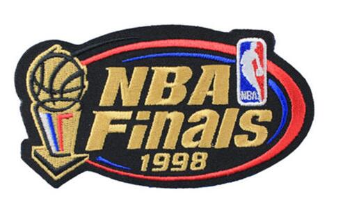 Embroidered 1998 NBA Finals Chicago Bulls VS Utah Jazz Jersey Patch