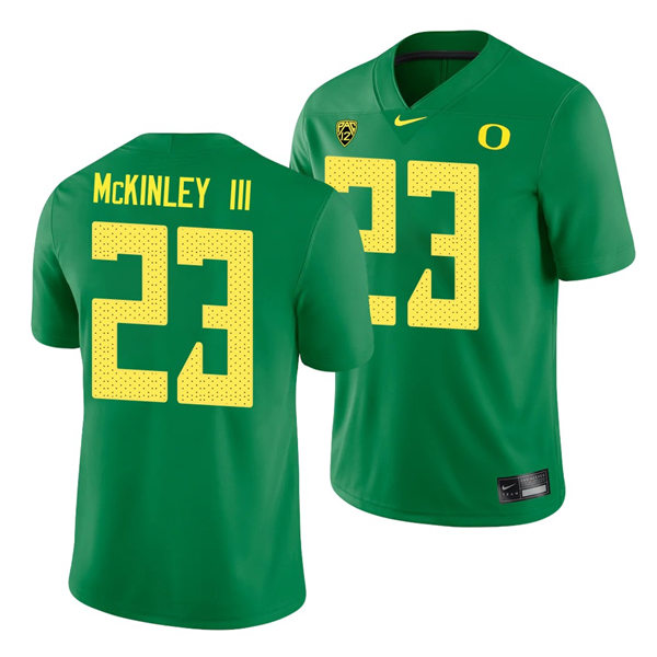 Mens Oregon Ducks #23 Verone McKinley III Nike 2018 Green College Football Game Jersey