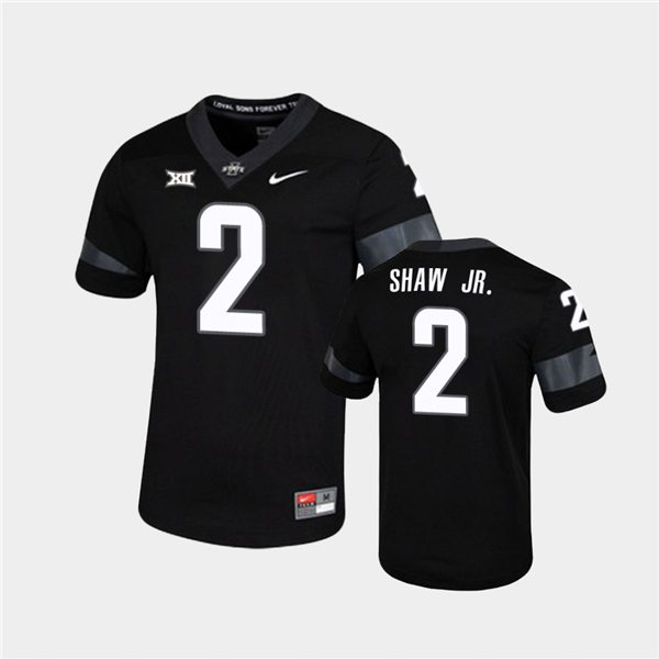 Mens Iowa State Cyclones #2 Sean Shaw Jr. Nike 2020 Black College Football Jersey