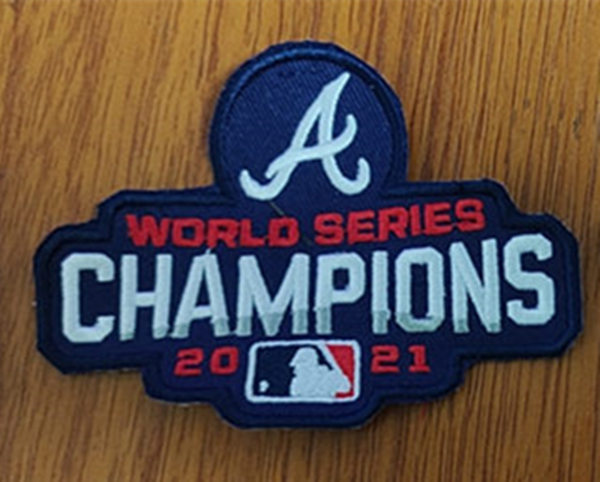 Embroidered Atlanta Braves 2021 MLB World Series Champions Jersey Patch