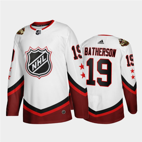 Men's Ottawa Senators #19 Drake Batherson Adidas White Red 2022 NHL All-Star Eastern Jersey
