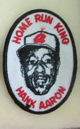 Embroidered Atlanta Braves #44 Hank Aaron Home Run King Jersey Patch
