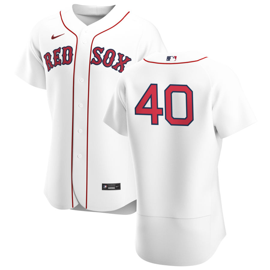 Mens Boston Red Sox #40 Jarren Duran Nike White Home FlexBase Jersey
