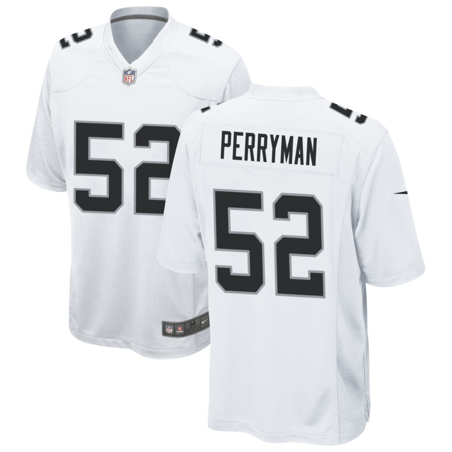 Youth Las Vegas Raiders #52 Denzel Perryman Nike White Limited Jersey