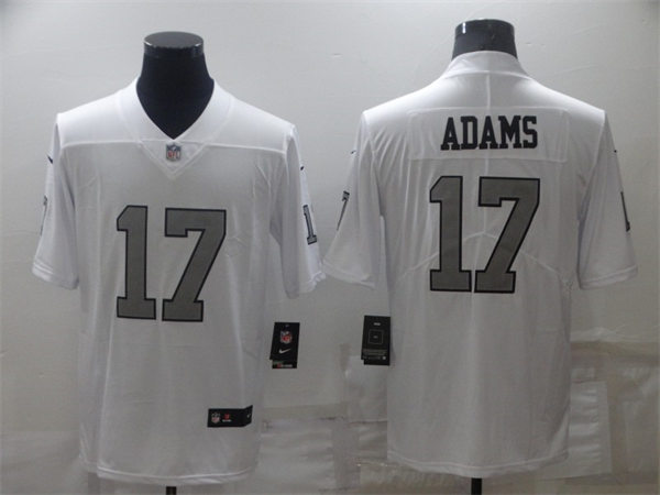 Men's Las Vegas Raiders #17 Davante Adams Nike White Color Rush Legend Player Jersey