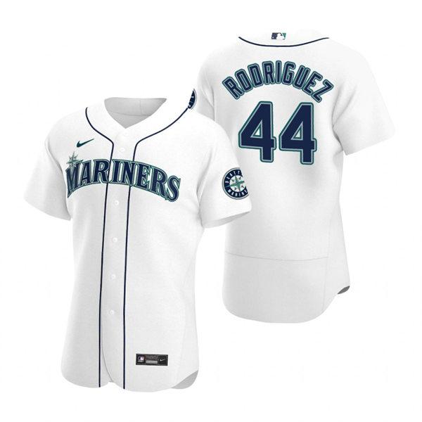 Men's Seattle Mariners #44 Julio Rodriguez Nike White Home Cool Base Player Jersey