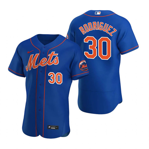 Mens New York Mets #30 Joely Rodriguez Nike Royal Orange Alternate FlexBase Player Jersey