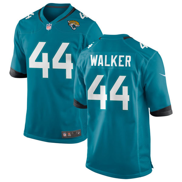 Men's Jacksonville Jaguars #44 Travon Walker Nike Teal Alternate Vapor Untouchable Limited Jersey