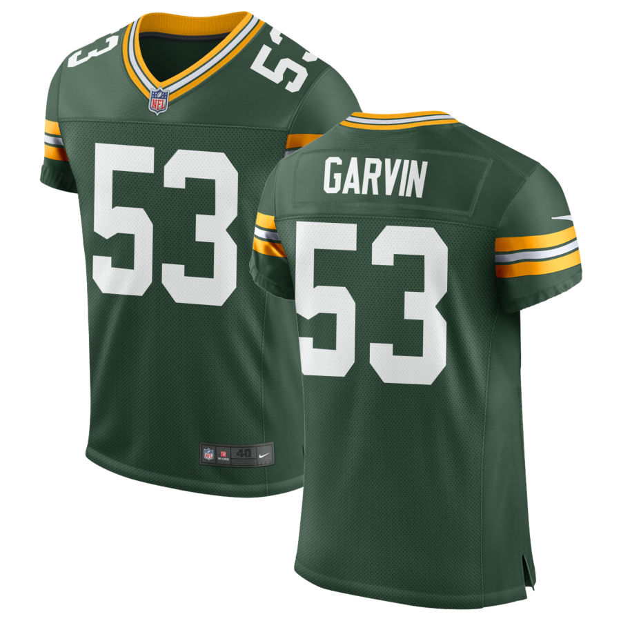 Mens Green Bay Packers #53 Jonathan Garvin Nike Green Vapor Limited Player Jersey