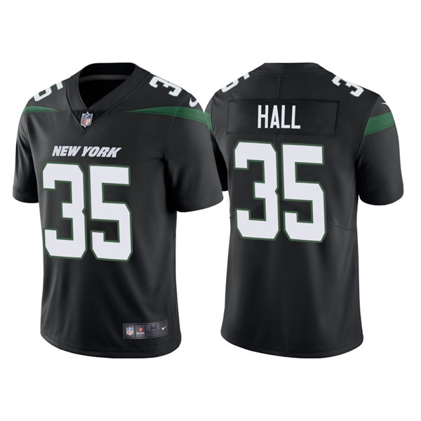 Men's New York Jets #35 Breece Hall Nike Stealth Black Alternate Limited Jersey