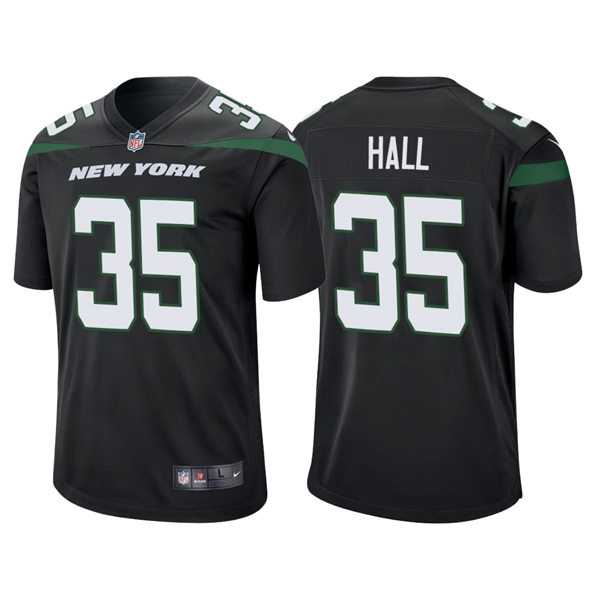 Youth New York Jets #35 Breece Hall Nike Stealth Black Alternate Limited Jersey