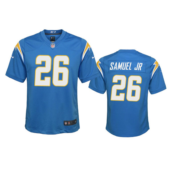 Youth Los Angeles Chargers #26 Asante Samuel Jr. Nike Powder Blue Limited Jersey