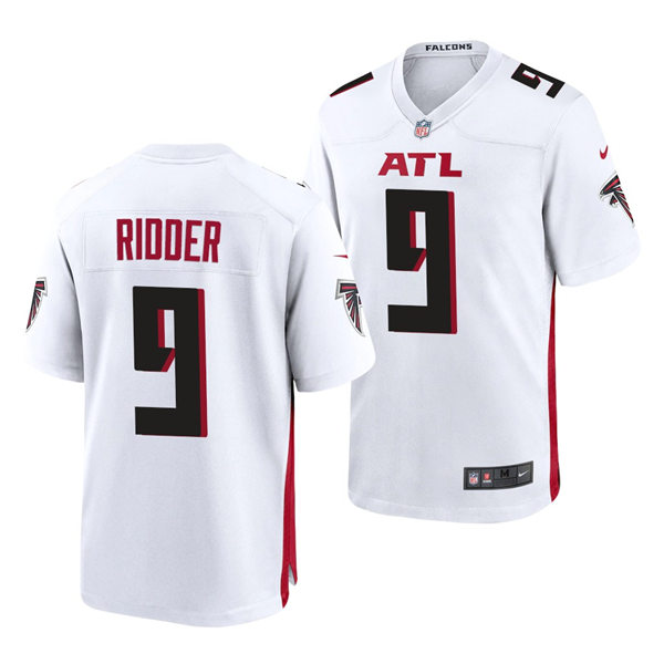 Mens Atlanta Falcons #9 Desmond Ridder Nike White Vapor Limited Jersey