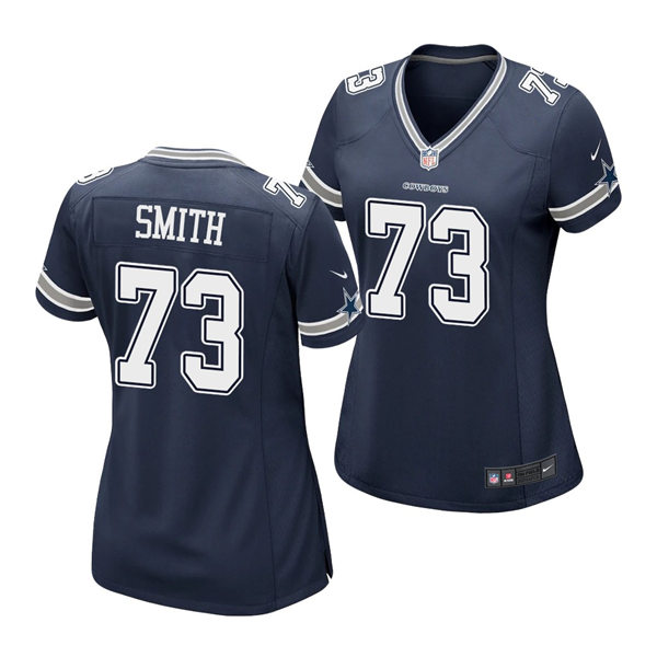 Womens Dallas Cowboys #73 Tyler Smith Nike Navy Team Color Limited Jersey