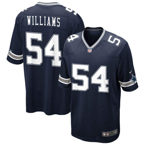 Men's Dallas Cowboys #54 Sam Williams Nike Navy Team Color Untouchable Limited Jersey