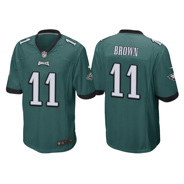Youth Philadelphia Eagles #11 A.J. Brown Nike Midnight Green Limited Jersey