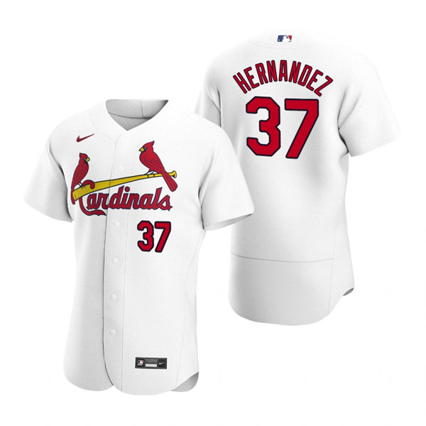 Mens St. Louis Cardinals Retired Player #37 Keith Hernandez Nike White Home FlexBase Jersey
