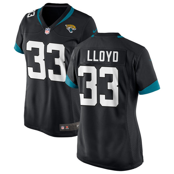 Womens Jacksonville Jaguars #33 Devin Lloyd Nike Black Limited Jersey