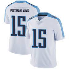 Mens Tennessee Titans #15 Nick Westbrook-Ikhine Nike White Away Vapor Limited Player Jersey