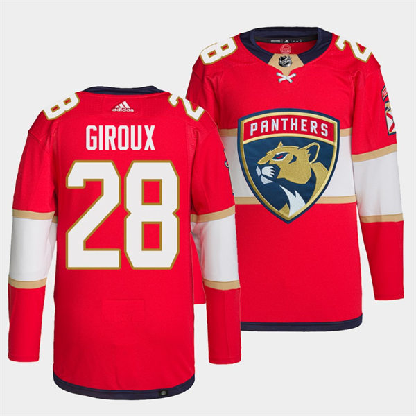 Men's Florida Panthers #28 Claude Giroux adidas Red Home Primegreen Jersey